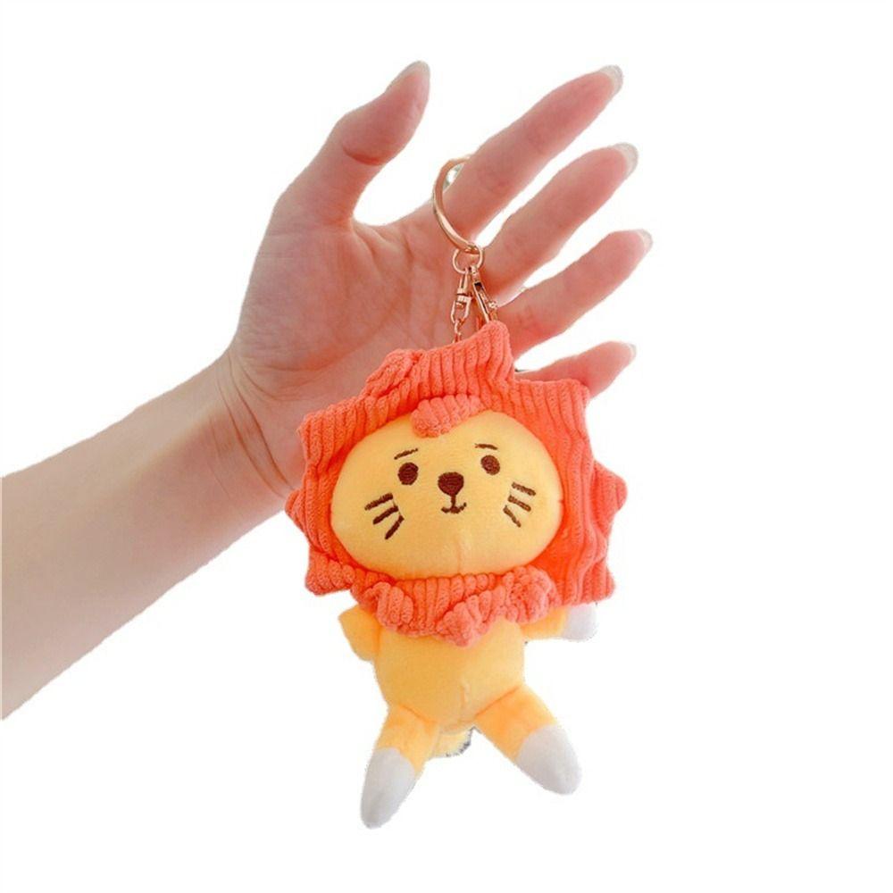

Lion Pendant Prop Bag Pendant Plush Pendant Stuffed Keychain Lion Plush Keychain Plush Keyring