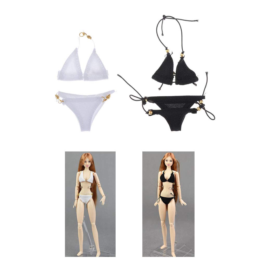 F Fityle Scale Female Doll Figure 2 Sets 1/6 Clothes, Bra, Panties, Underwear, Briefs, Bikini, 12-Inch Outfit,