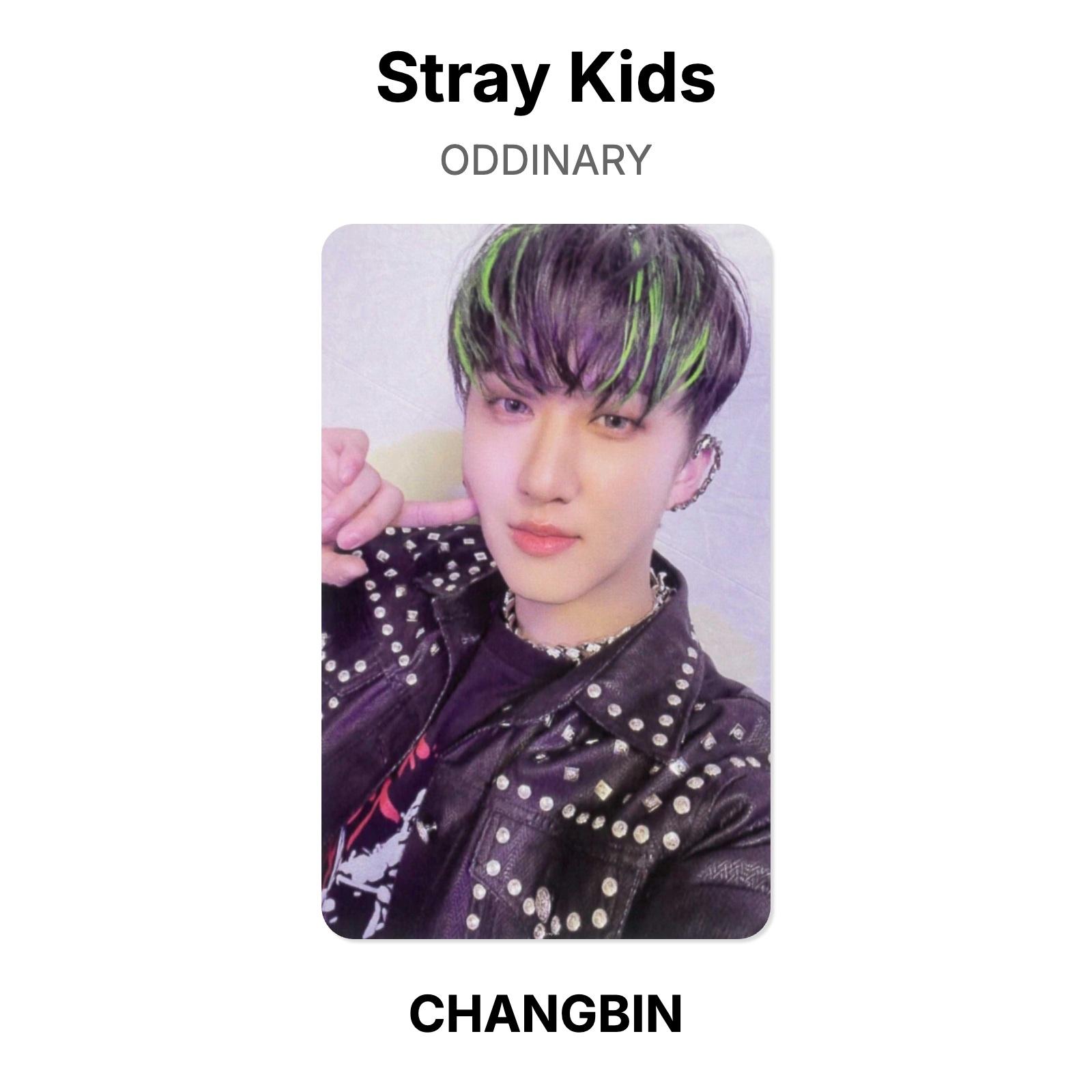 Официальная фотокарточка Stray Kids ODDINARY CHANGBIN 02