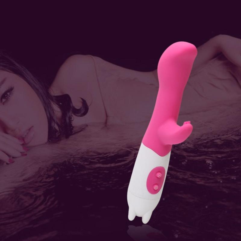 Waterproof Dual Shock G Spot Massager Sex Products Vibrators For Women