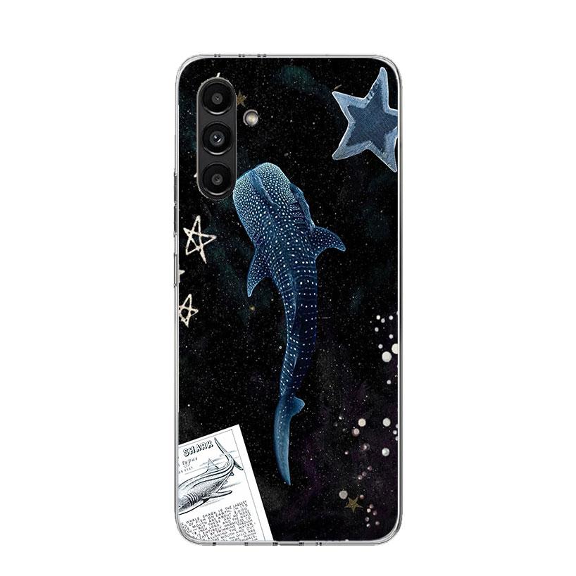 Ocean Whale Shark Phone Case For Samsung Galaxy A17 A16 A14 A15 A13 A57 A56 A54 A55 A53 A37 A36 A34 A35 A33 A26 A24 A25 A23 Gala