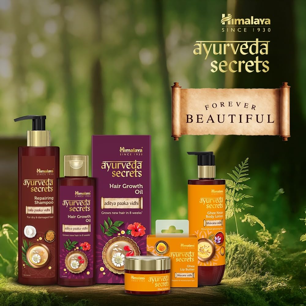 Himalaya Ayurveda Secrets Hair Growth Oil 200 Ml Pack of 1 | Ayurvedic Scalp & Hair Strengthening Oil