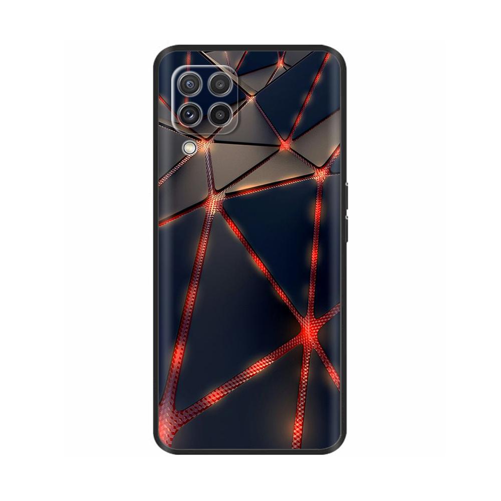 Per Samsung Galaxy A12 Custodia Verniciata Morbido Silicone Liquido Protezione Fotocamera Copri Telefono Per Samsung M12 F12 A 12 Galaxy M12 Fundas