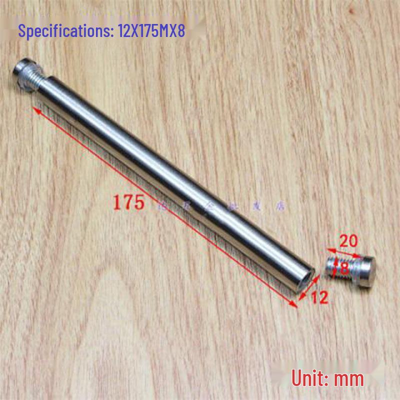 Stainless Steel Double-Head Advertising Glass & Acrylic Support Screws