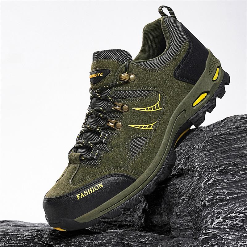 Spring/Autumn Outdoor Hiking Shoes Men Breathable Casual Sneakers Mountain Shoes Tracking Climbing Trail Treking Big Size 47