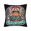 Lukasbs Lukas Icrimax Burgerpomms Pillow Case  Square Pillow Cover Fashion Pillowcases For Sofa Couch Bed Living Room