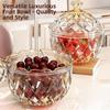 Moisture-Proof Crystal Snack Jar Elegant Style Fruit Storage Jar Candy Cup Household Use