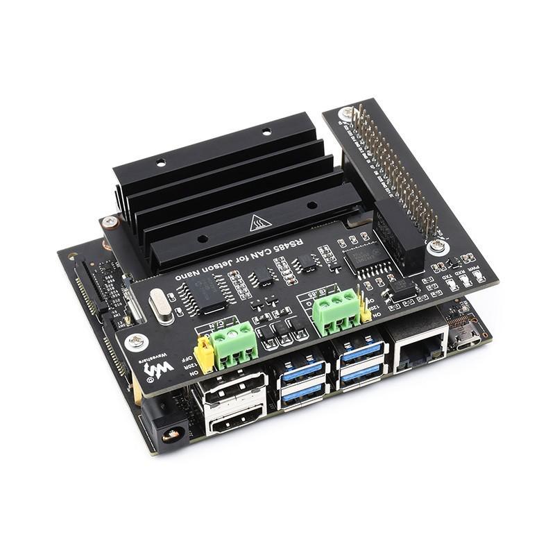 Jetson Nano B01/2GB RS485 CAN Expansion Board with 3.3V Digital Isolation UART/SPI