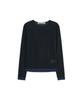 SUNBURNPROJECT Mesh Layered Long Sleeve Top, Black