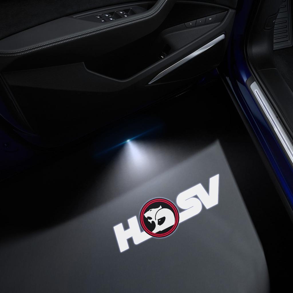 1/2 Stück Für Holden HSV Abzeichen Commodore Cruze Captiva Colorado Autotür Willkommensleuchten Laser Projektor Logo Drahtlose Erkennung