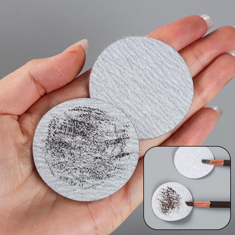 10/20Pcs Eyebrow Pencil Sharpener Sandpaper Microblading Tattoo Sharpening Tip Thin Polish Eyebrows Pencil Makeup Tattoo Tools