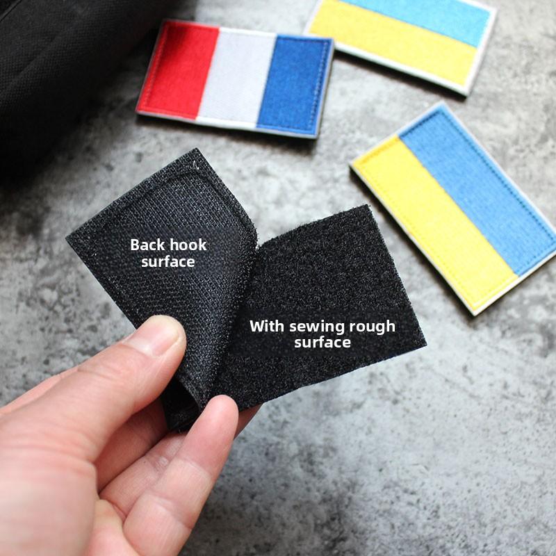 Vyšívaná vlajka Velcro náramek ruský americký německý Velcro britská morálka odznak nášivka odznak balíček nálepka
