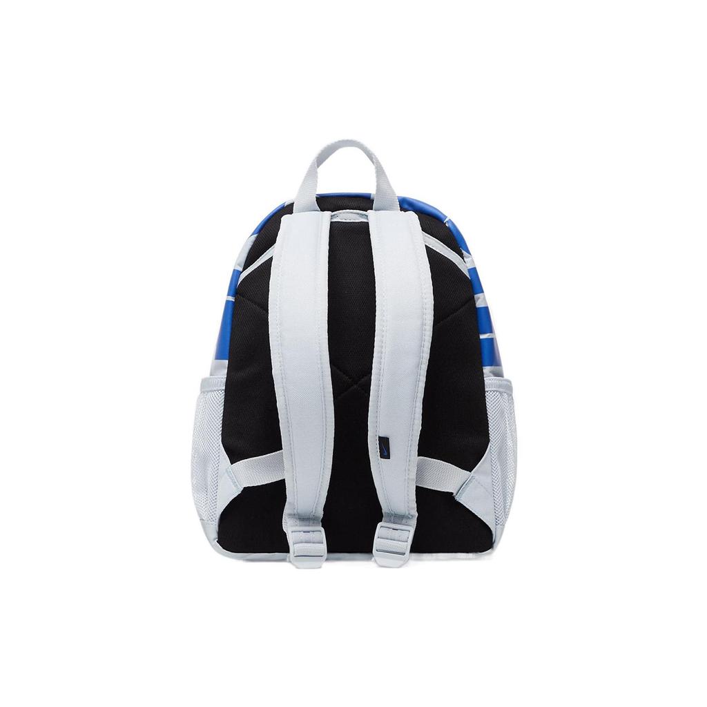 Nike Brasilia JDI Minimalist Fashion Durable Logo Letter Print Fabric Backpack Small Unisex Backpack Gray Blue BA5559-471