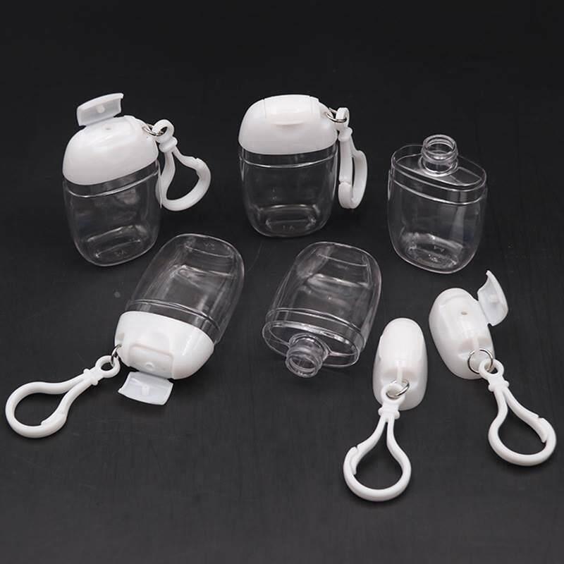 10 Pcs 30Ml Mini Soap Dispenser Container Diy Portable Refillable Bottles With Hook Hand Sanitizer Cosmetics Container Outdoor