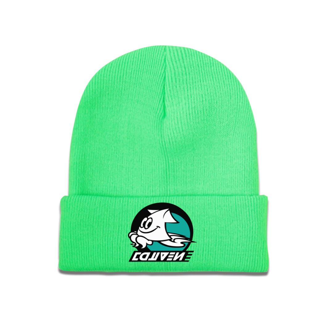 Splatoon Squiddor örgü şapka Bere Sonbahar Kış Şapka Sıcak Unisex Moda Mürekkep Çocuk Oyunu Kalamar Kapaklar Unisex Kadın