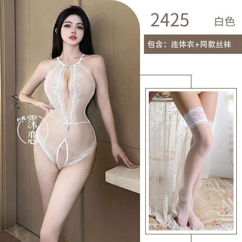 Sexy sexy underwear perspective pattern lace one-piece fun without the temptation of outdoor nightclub uniforms