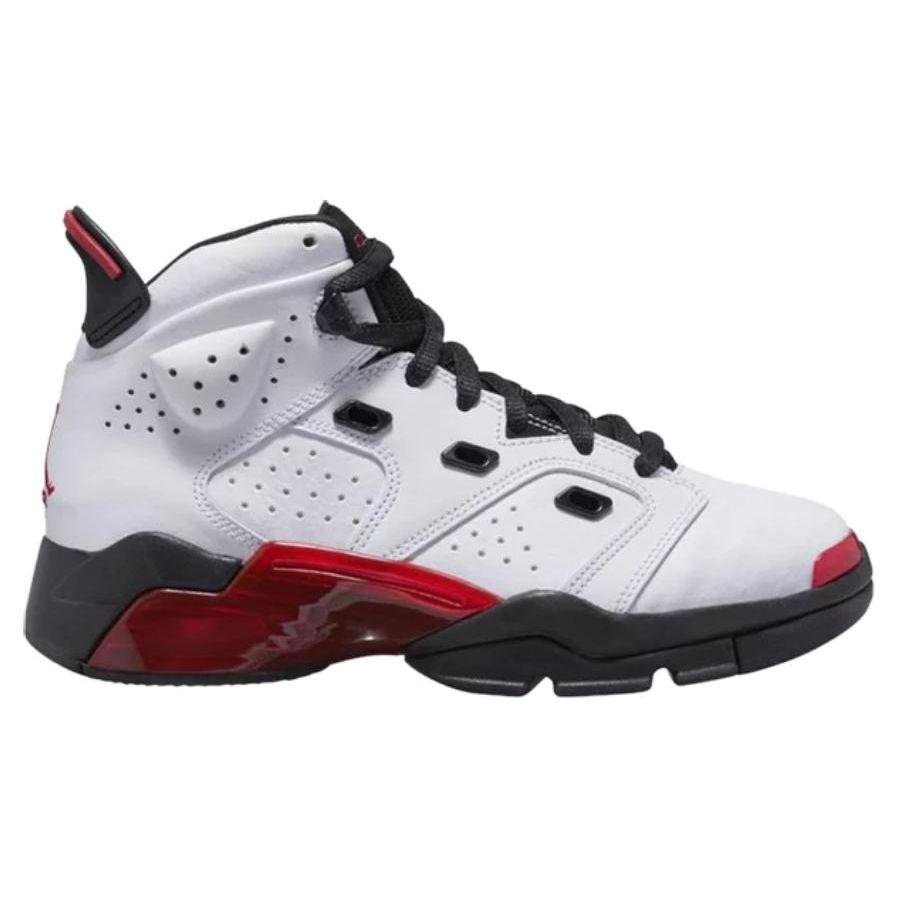 Air Jordan 6-17-23 GS White Gym Red Kids Sneakers Black 428818-100