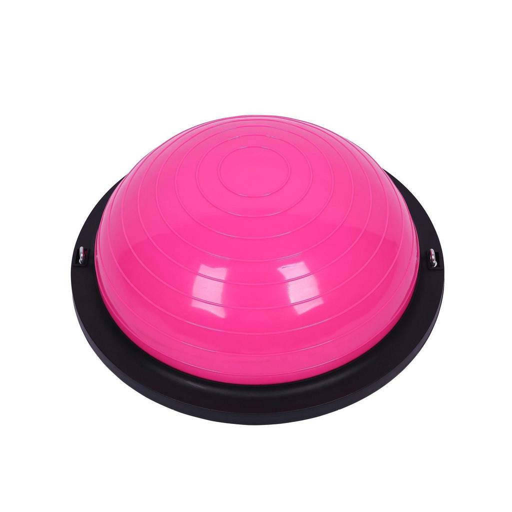 Thickened PVC Non-Slip Half Yoga Ball: Explosion-Proof Balance Ball for Home Pilates Fitness
