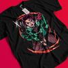 Demon Slayer Shirt Tanjiro Tshirt Nezuko T-Shirt Muzan Doma Tee Inosuke Zenitsu BB436