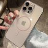 Luxus Original PC Hart Klar Magnetisch Kabelloses Ladecase Für iPhone 16 15 14 13 12 Pro Max Plus Klare Rückseite Zubehör