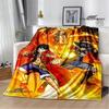 One P-Piece Cartoon Printed Blanket Picnic Blanket Warm Flannel Blankets Soft and Comfortable Blanket Bed Linings Birthday Gift