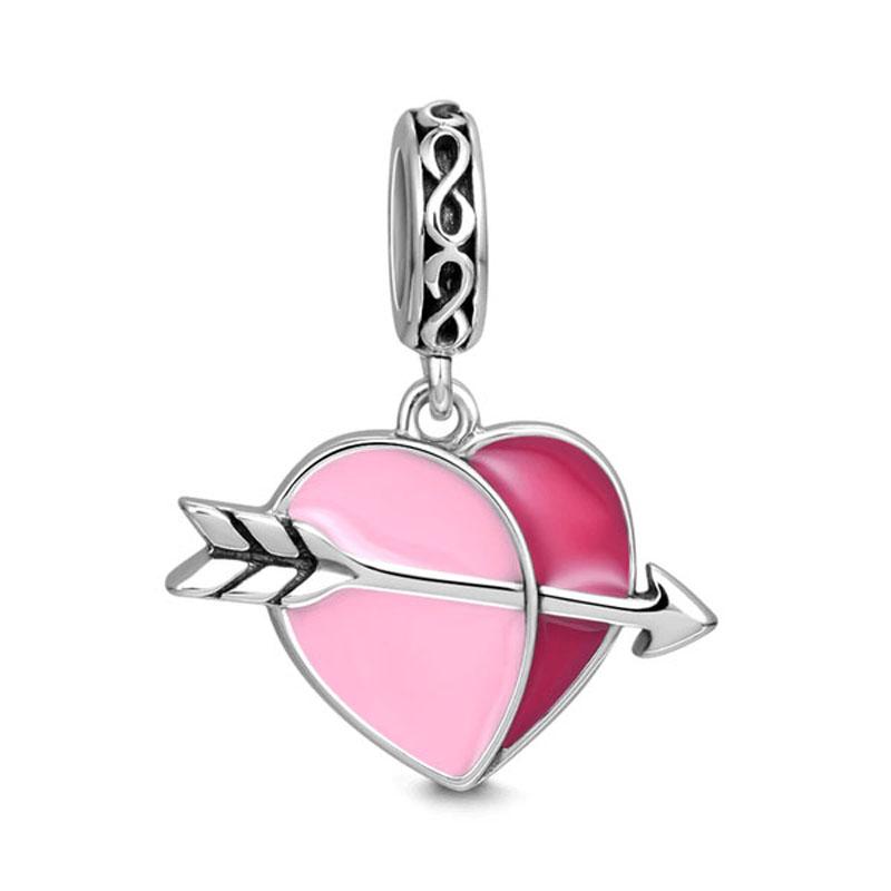 Red Watermelon,Cake,Cherry Bead Pendant, 925 Silver,Suitable for European Original Bracelet DIY Accessories,Exquisite Jewelry