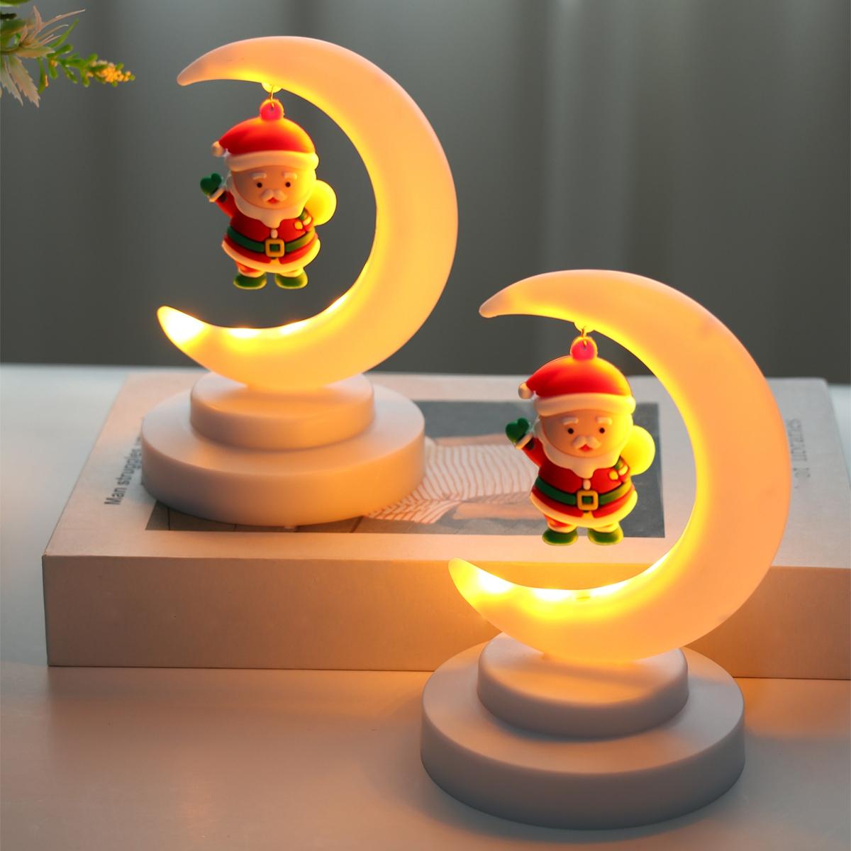 

Christmas Moon Lamp Christmas Merry Decoration for Home 2024 Xmas Astronaut Moon Lamp Ornaments Navidad Natal New Year Gift 2025