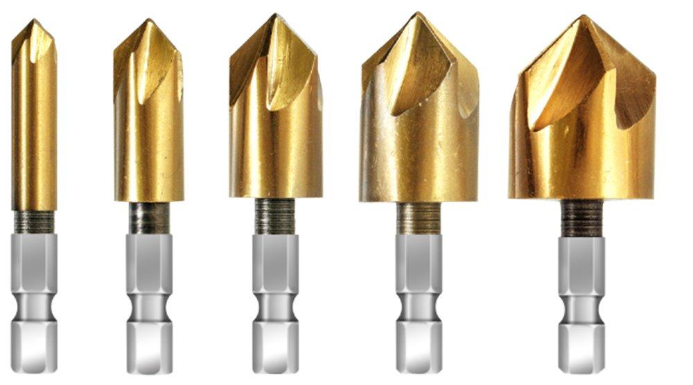 

PROAM 5pc Chamfer Cutter with Hexagonal Shaft PA-373