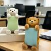 Dog Memo Pad Dispenser Resin Cute Dog Desktop Stick Note Holder for School Home Office Desk Accessories