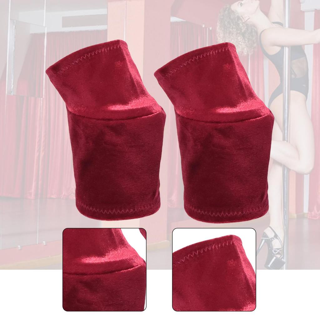 2 Abdeckungen für Pole Dance Schuhe, Rutschfeste Samtabdeckungen, Kratzfest, Professionell, Stilvoll,