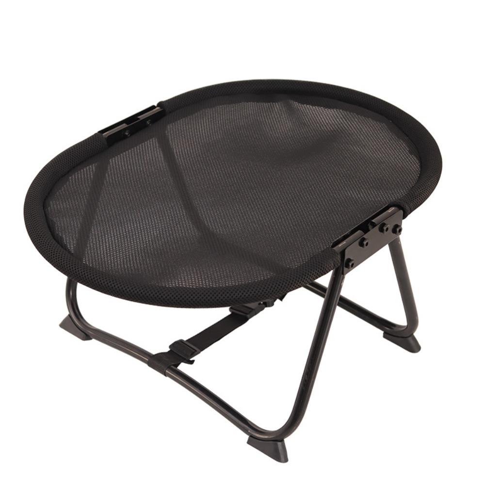 Sturdy Frame Cat Sofa Bed Foldable Cat Marching Bed Dog Elevated Bed  Outdoor Camping чёрный