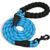 1.2cm 150cm/300cm Heavy Duty Nylon Braided Rope Dog Leash Comfortable Padded Handle Reflective Leashes for Medium Large Dog