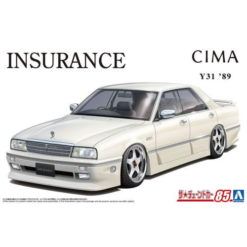Aoshima Bunka Kyozai (AOSHIMA) 1/24 The Tuned Car No. 85 Nissan Insurance Y31 Cima '89 Plastic Model