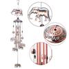 1Pcs Metal Turtle Butterfly Elephant Dragonfly Wind Chimes Bronze Retro Iron Wind Bells For Outdoor Home Garden Decoration Gifts
