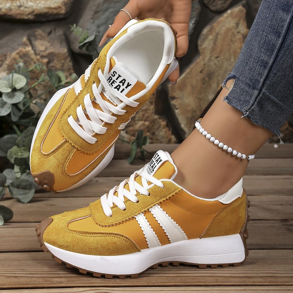 Ladies' Shoes, Thick Soled Shoes, Non Slip Shoes, Breathable Shoes, Casual Shoes, Low Cut Sports Shoes, Suitable for All Seasons, Wear-resistant