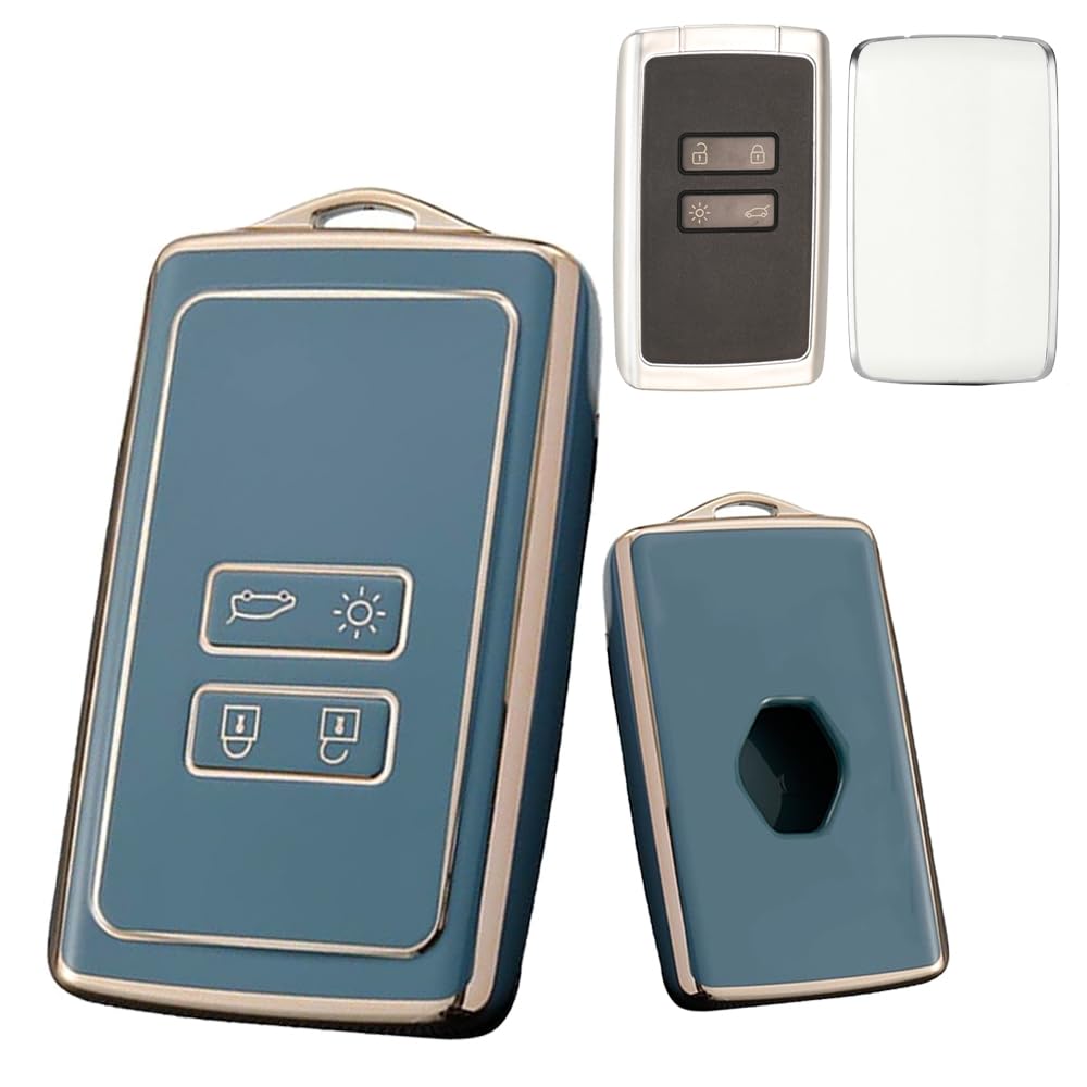 

ONTTO Чехол для смарт-ключа, Чехол для ключа, Держатель для ключа, Силикон, Для Renault, Для Koleos, Arcana,