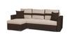 Figo Corner Sofa Bed with Sleeping Function, White and Gray, Corner Sofa, Family Meble