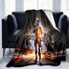 Cyberpunk Soldier  Blanket Soft Comfortable All Seasons Perfect Sofa Office Naps Trips Birthday Christmas Gift