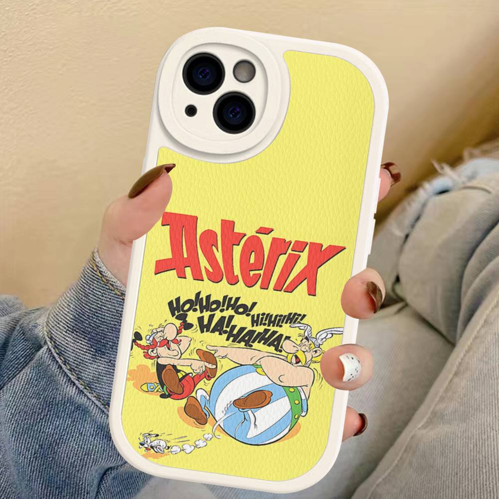 A-Asterix Et O-Obelix M-Manga Phone Case For IPhone 16 15 14 13 12 11 Pro Max Plus Leather Cover