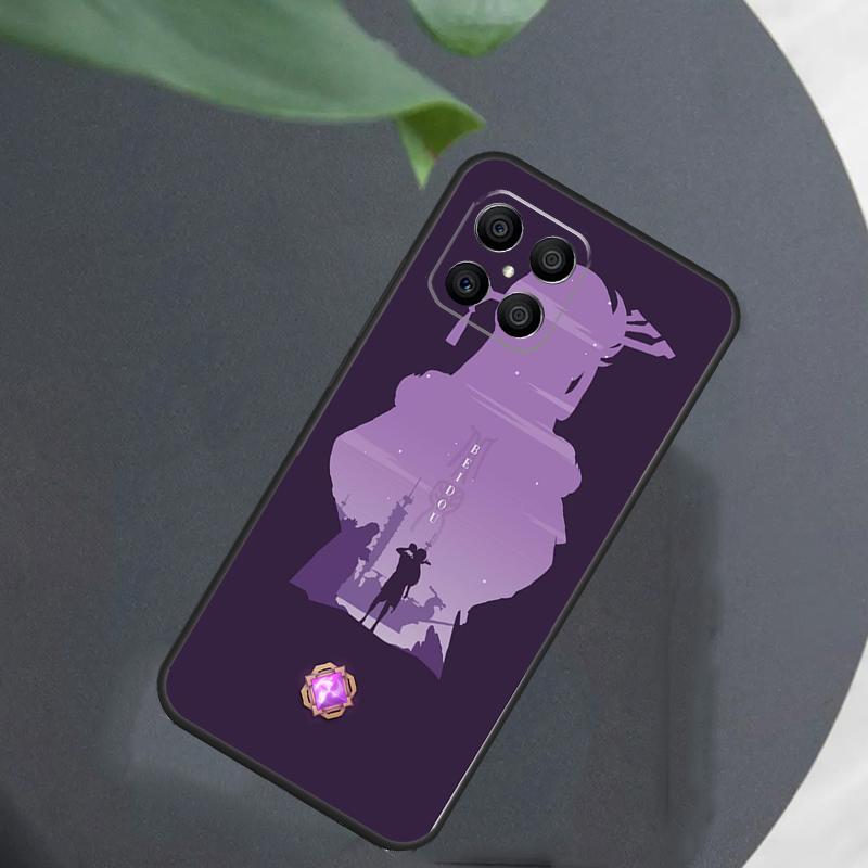 Genshin Impact Beidou For Honor Magic 7 Lite 6 5 8 Pro Case For Honor 200 400 70 90 X8c X8b X9a X9b X9c X9d Win RT