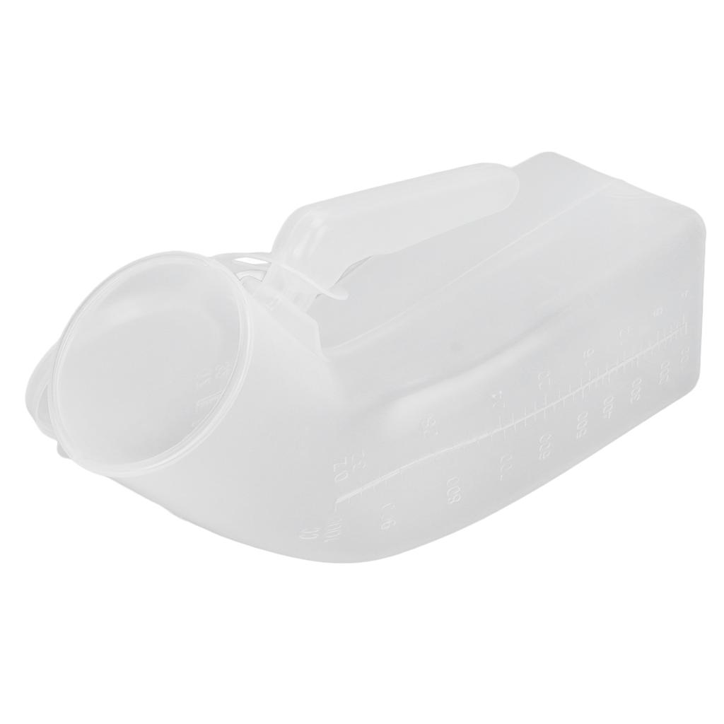 Male Urine Bottle Spill Proof 1000ml Large Capacity Elderly Urine Bottle with Removable Cover