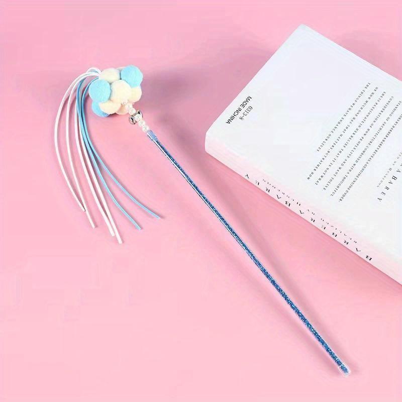 New Rip Cat Stick Flexible Fishing Rod Cat Toy Fun Cat Stick Catchers Toy Cat Must-have