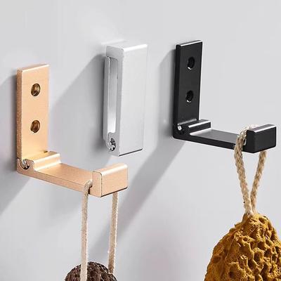 Heavy-Duty Aluminum Alloy Folding Hook Expandable Folding Coat Hook Wall Mounted Hook  Home