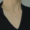 925 Sterling Silver French Simple Pavé Crystal Snowflake Clavicle Chain Necklace Women Fashion Charm Student Jewelry Accessories