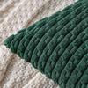 Throw Pillow Covers Soft Corduroy Decor Boho Striped Pillow Cover Pillowcases Home Decor for Christmas Couch Bed Sofa Army Green