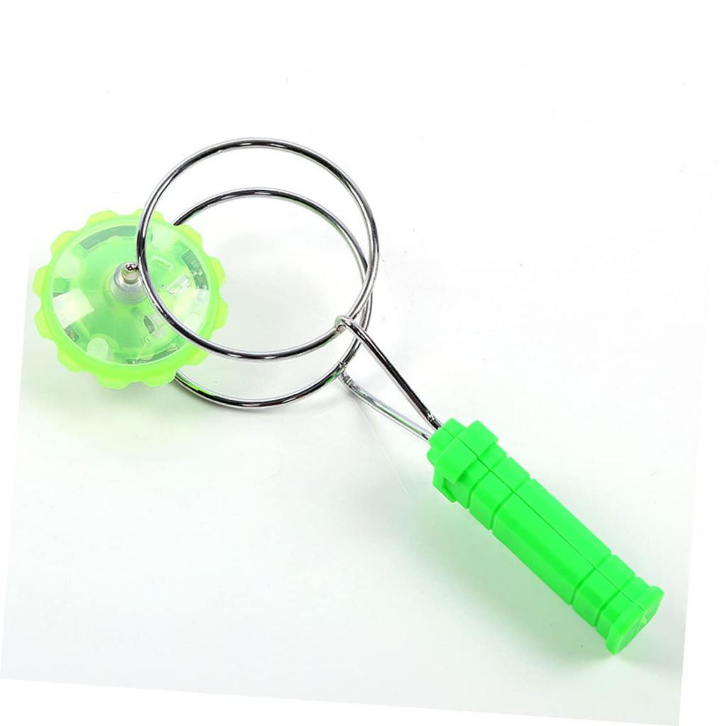 Lurrose Magnetic Gyro Wheels, Set of 2, Illuminating Toys, LED Spinning Tops, Kids Prizes, Festivals, Magic Wheels, Random Colors