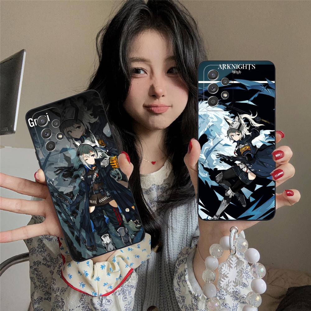 Arknights Grani Matte TPU Mobile Phone Case for Samsung Galaxy A56 55 54 53 52 51 36 35 34 23 16 15 5G Colorful Cover