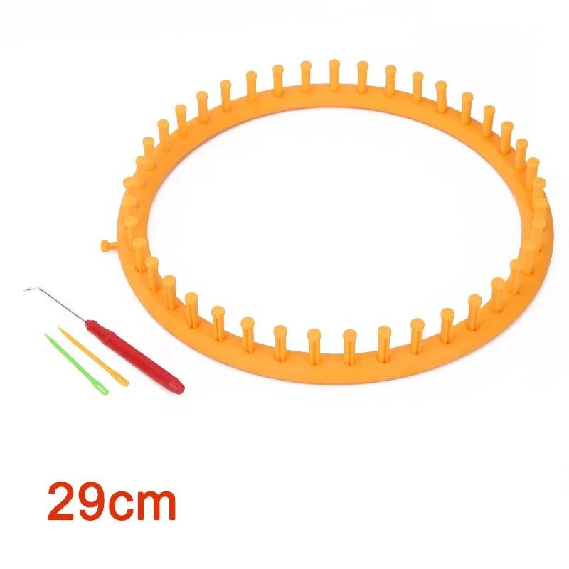 1 Set Rectangle Round DIY Knitting Loom Scarf Sweater Hat Shawl Stitching Knit Handmade Craft Weaving Braiding Tool
