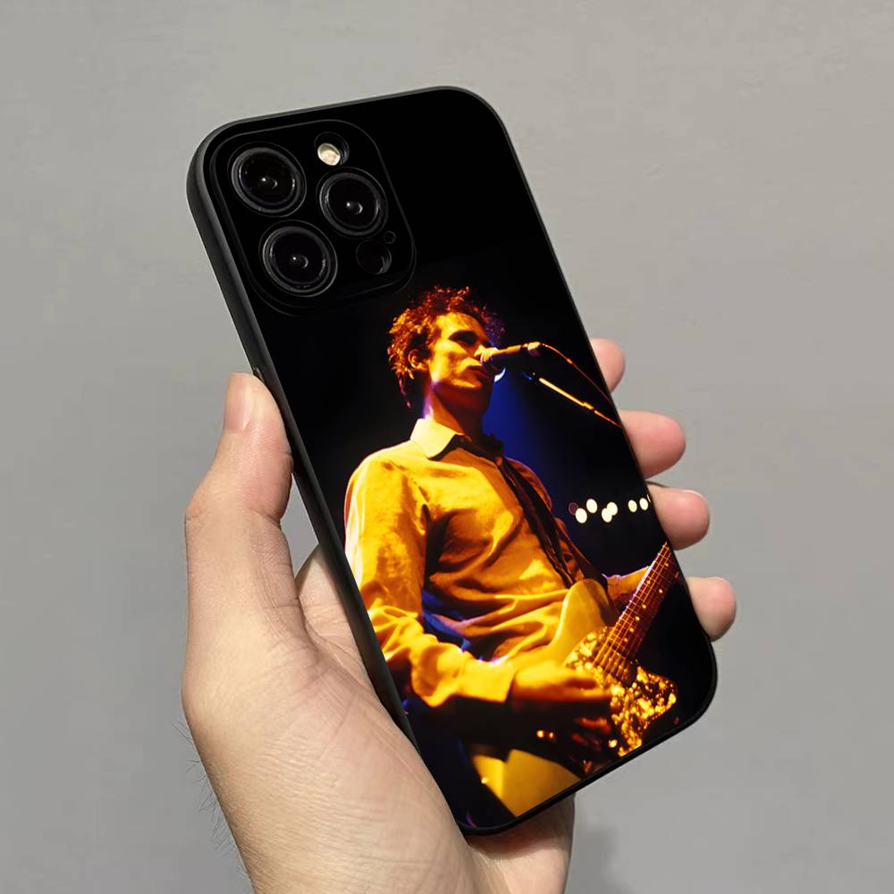 J-Jeff B-Buckley For IPhone 17 16 15 14 13 12 11 Pro Max Plus Shockproof Black Soft Phone Cover