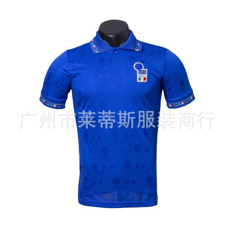 

1994 Italy Home Away Retro Jersey No. 10 Bajotai Version Short-sleeved Football M